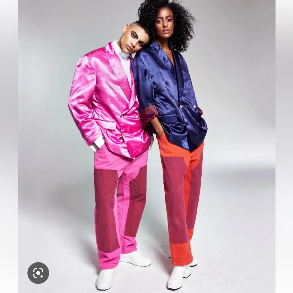 Jerome Lamaar Unisex Painters Pants - Picture 2 of 13